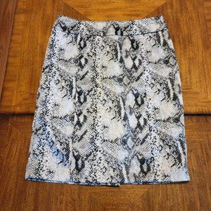 New York & Company Snake Skin Skirt
